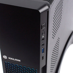 GABINETE GAMING HALION SUPRA-PRO S613: DISEÑO SLIM, FUENTE 350W, USB 3.0 Y USB-C, ILUMINACIÓN RGB.