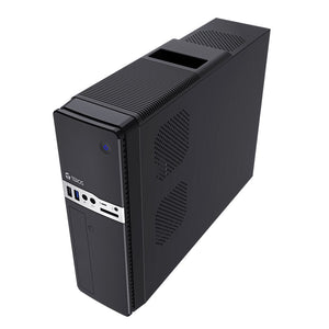 CAJA PARA PC TEROS TE-1032S SLIM, 250W, PUERTOS USB 3.0 Y 2.0, AUDIO HD, SOPORTE PARA DVD, COLOR NEGRO