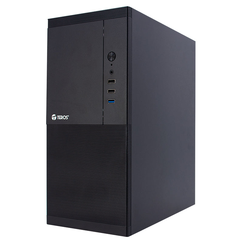 MINI TORRE ATX TEROS TE-1033S, 250W, USB 3.0/2.0, AUDIO HD, COLOR NEGRO