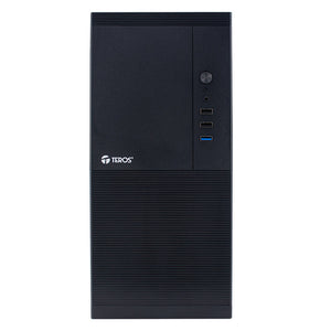 MINI TORRE ATX TEROS TE-1033S, 250W, USB 3.0/2.0, AUDIO HD, COLOR NEGRO
