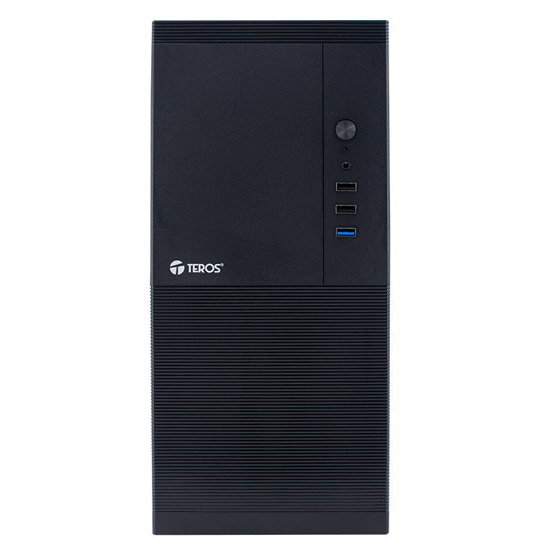 MINI TORRE ATX TEROS TE-1033S, 250W, USB 3.0/2.0, AUDIO HD, COLOR NEGRO