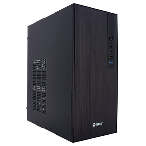 MINI TORRE TEROS TE-1034S: CAJA ATX, 250W, PUERTOS USB 3.0/2.0, AUDIO HD, COLOR NEGRO