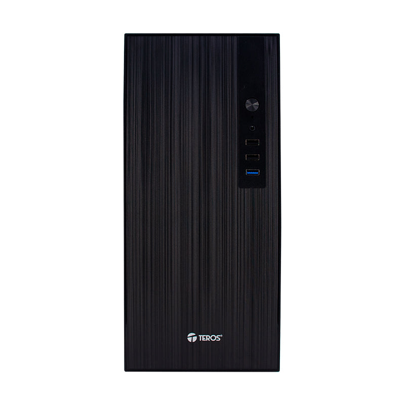 MINI TORRE TEROS TE-1034S: CAJA ATX, 250W, PUERTOS USB 3.0/2.0, AUDIO HD, COLOR NEGRO