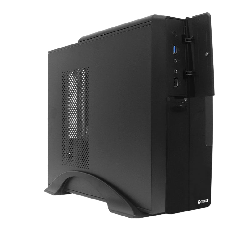 GABINETE SLIM TEROS TE-1039S: POTENCIA DE 250W, CONECTIVIDAD USB 3.0/2.0, AUDIO HD Y COMPATIBILIDAD CON DVD, COLOR NEGRO