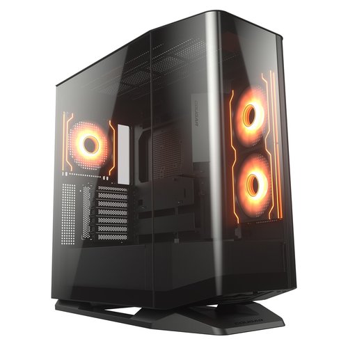 CAJA PARA COMPUTADORA CORSAIR CRYSTAL SERIES 680X RGB - COMPATIBLE CON PLACAS BASE EATX, MINI ITX, MICRO ATX, ATX, SSI CEB - MEDIA TORRE - VIDRIO TEMPLADO - COLOR NEGRO