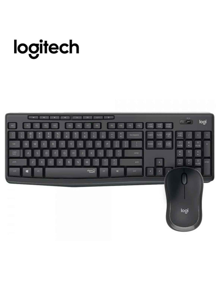 KIT TECNOLÓGICO LOGITECH: COMBO INALÁMBRICO SILENT MK295 CON TECLADO SILENTTOUCH Y MOUSE ÓPTICO DE 3 BOTONES, SENSOR 1000 DPI, COLOR NEGRO (920-009792)