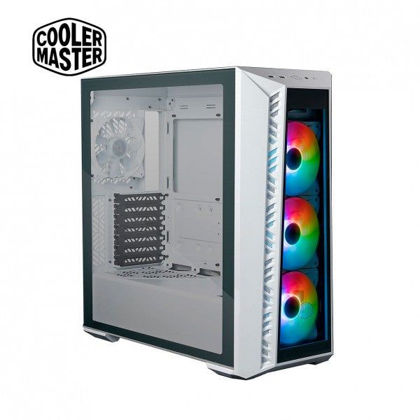 CAJA DE COMPUTADORA COOLER MASTER MASTERBOX 520 MESH WHITE MB520-WGNN-S00 CON DISEÑO MESH OPTIMIZADO Y ACABADO BLANCO