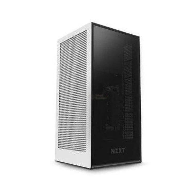 GABINETE NZXT H1: INCLUYE WATERCOOLER, TARJETA RISER Y FUENTE SFX, COLOR BLANCO (MODELO CA-H16WR-W1-US)