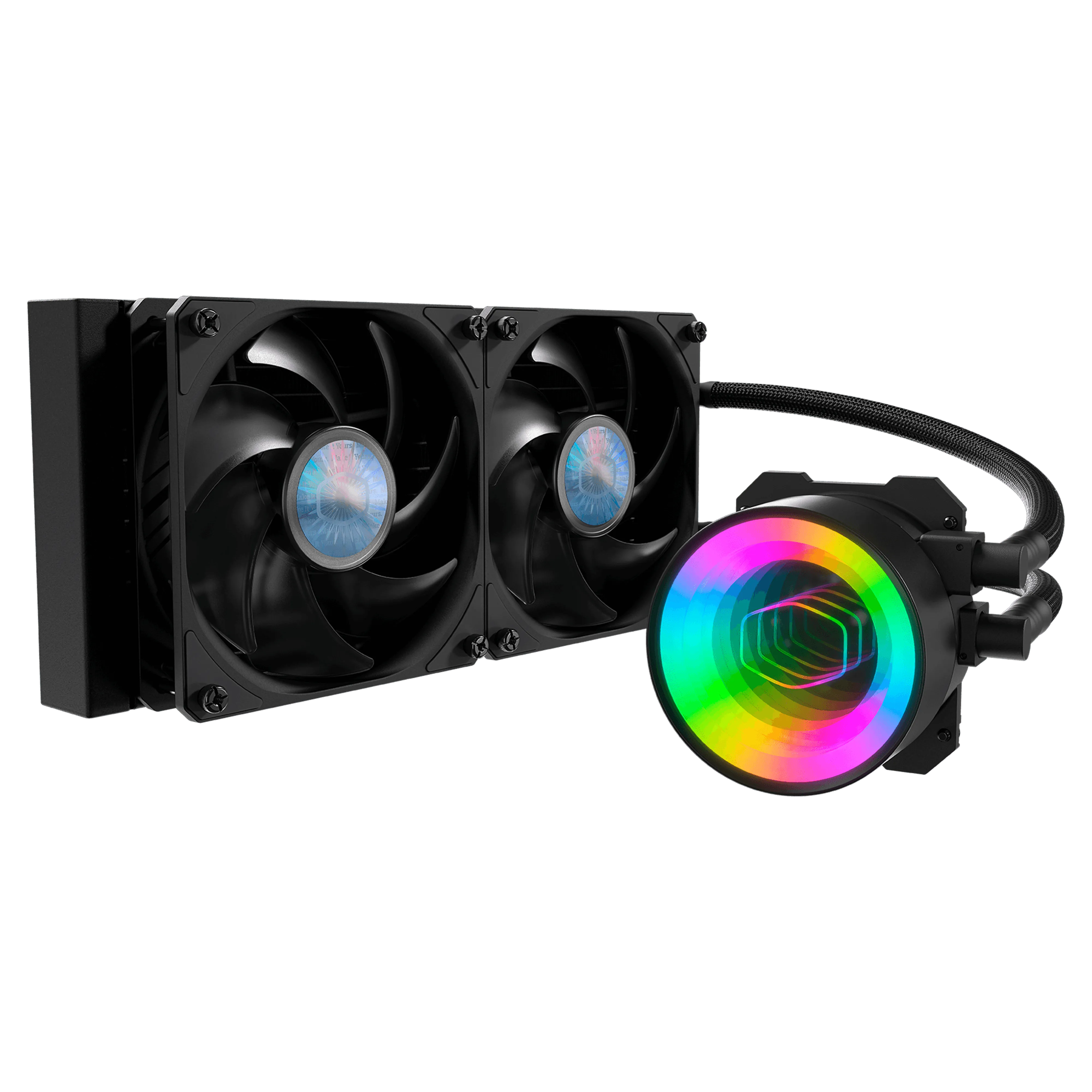 Cooler Master Masterliquid Ml240 Mirror Enfriamiento Líquido Para Cpu, 2X 120Mm, 650 - 1800Rpm