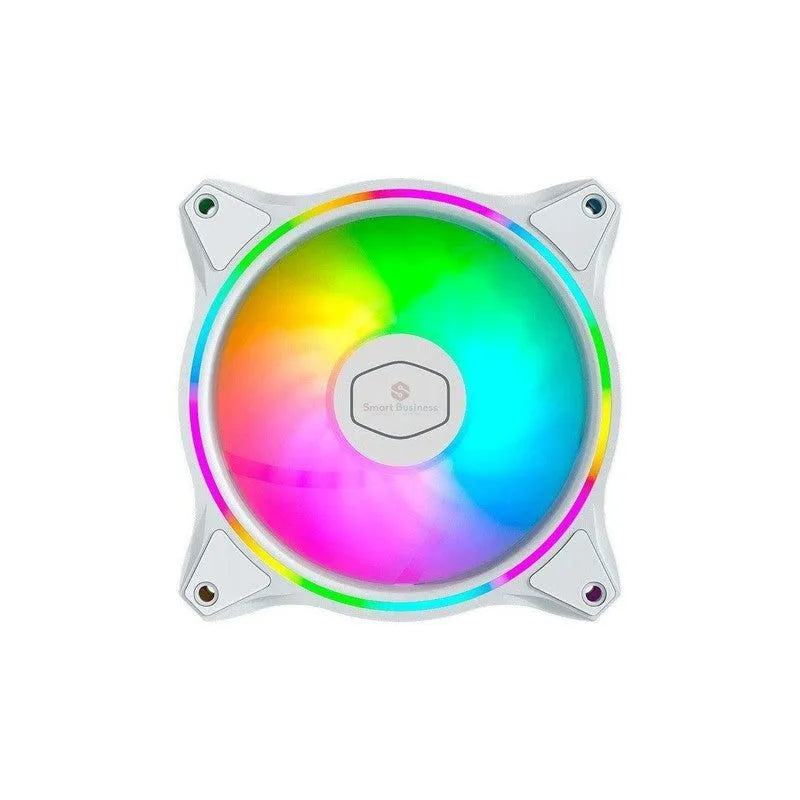Cooler Para Case Cooler Master Masterfan Mf120 Halo Blanco, Argb 120Mm ( Mfl-B2Dw-18Npa-R1 )