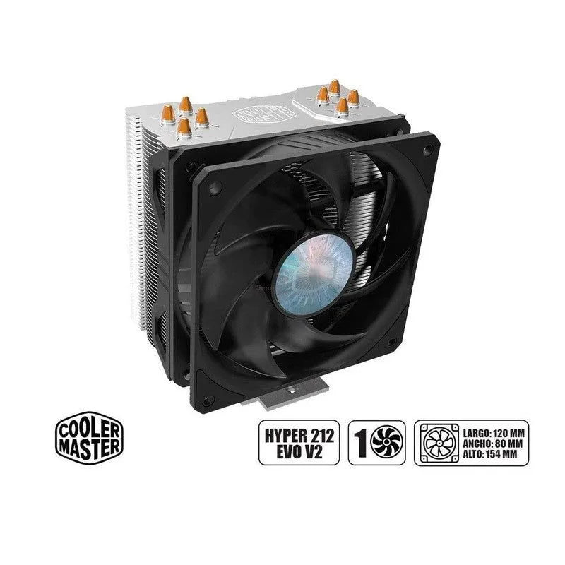 Cooler Proc. Cooler Master Hyper 212 Evo V2, With Lga 1700 (Rr-2V2E-18Pk-R2) | Negro