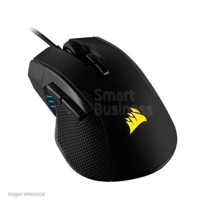 MOUSE CORSAIR IRONCLAW: ÓPTICO USB 2.0, 7 BOTONES, 18000 DPI, NEGRO, CABLEADO