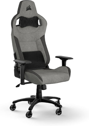 SILLA GAMER CORSAIR T3 RUSH, ERGONÓMICA, SOPORTE HASTA 120KG, COLOR GRIS/CARBÓN