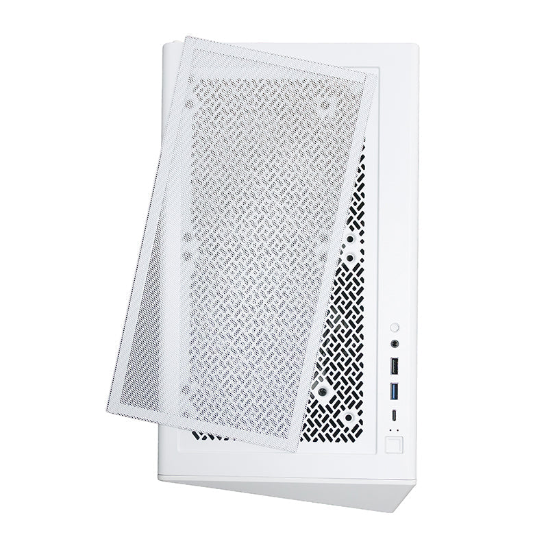 CASE GAMER TEROS TE-1322G, MID TOWER, USB 3.0 / USB 2.0, AUDIO, VENTILADOR ARGB, BLANCO