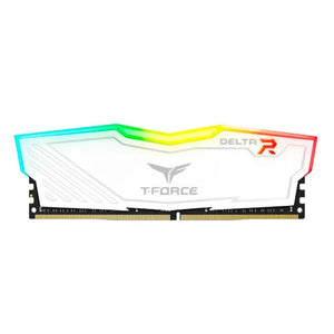 MEMORIA DDR4 T-FORCE DELTA R 8GB 3200MHZ WHITE TF4D48G3200HC16F01 - ALTA VELOCIDAD Y RENDIMIENTO EN BLANCO
