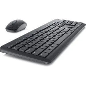 PRODUCTO TECNOLÓGICO DELL: TECLADO Y RATÓN INALÁMBRICOS ESPAÑOLES - TECLADO USB ÉMBOLO 2.40GHz - RATÓN ÓPTICO USB 1000 DPI, 3 BOTONES, RUEDA DE DESPLAZAMIENTO, COLOR NEGRO
