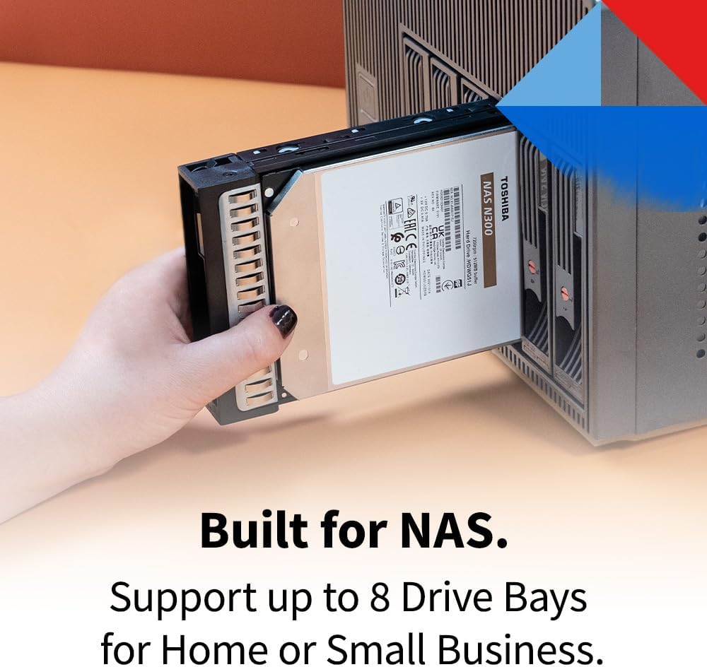 UNIDAD DE ALMACENAMIENTO INTERNA NAS TOSHIBA N300 10TB 3.5