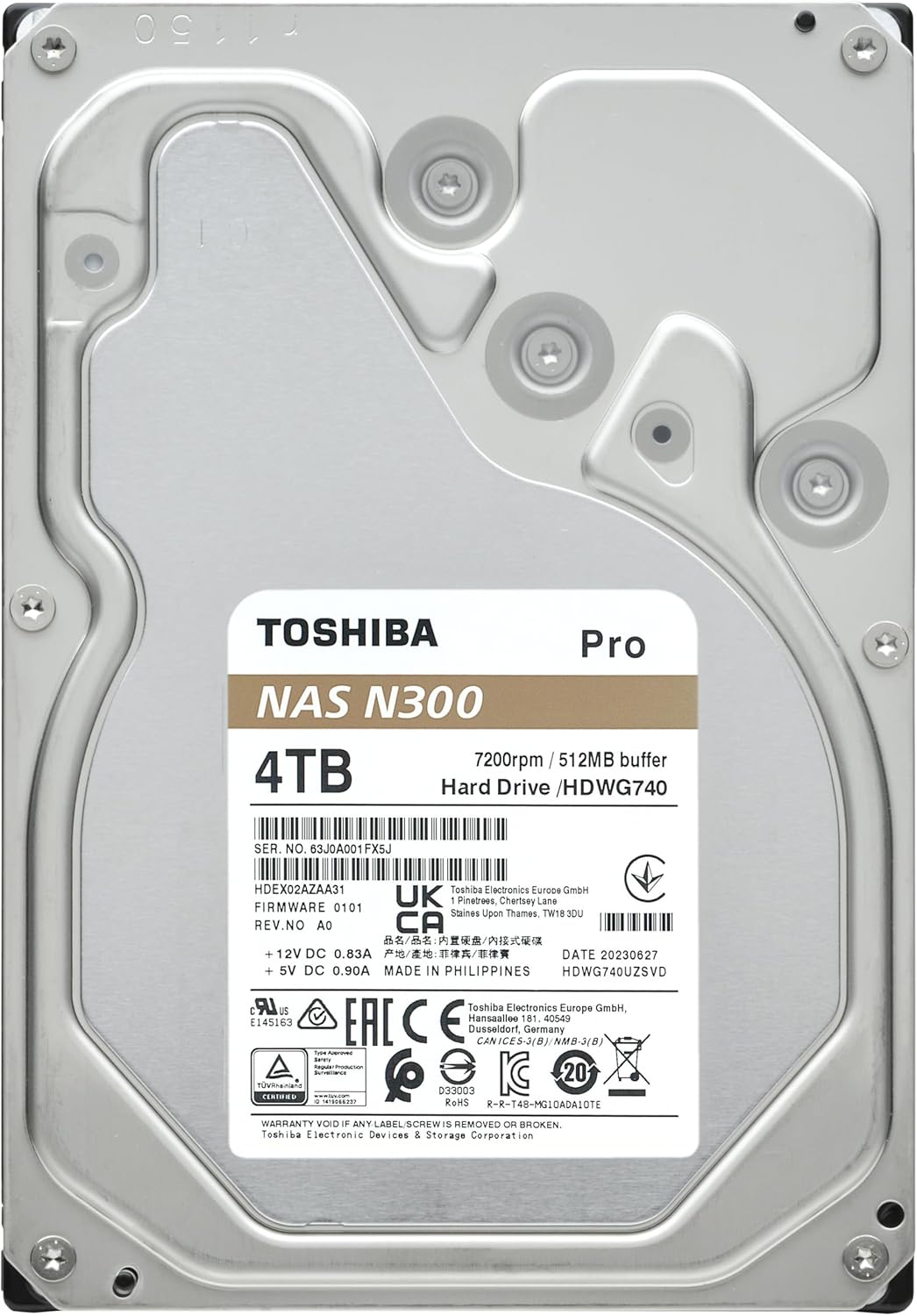 DISCO DURO INTERNO TOSHIBA N300 PRO 3,5