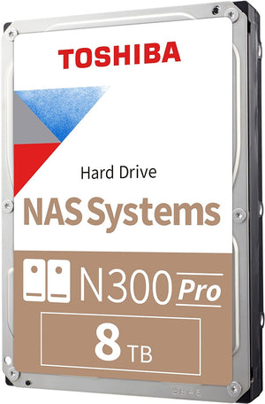 DISCO DURO INTERNO TOSHIBA N300 8TB 7200 RPM SATA III 3.5