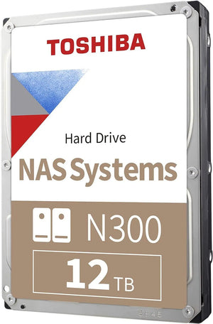 DISCO DURO TOSHIBA N300 NAS - 12TB, SATA 6.0GB/S, 7200RPM, 512MB CACHE, 3.5