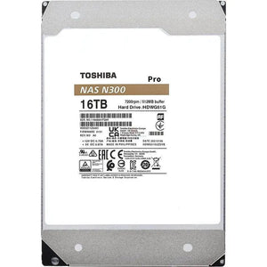 DISCO DURO TOSHIBA N300 PRO, 16TB, NAS, SATA 6.0GB/S, 7200RPM, 512MB CACHE, 3.5