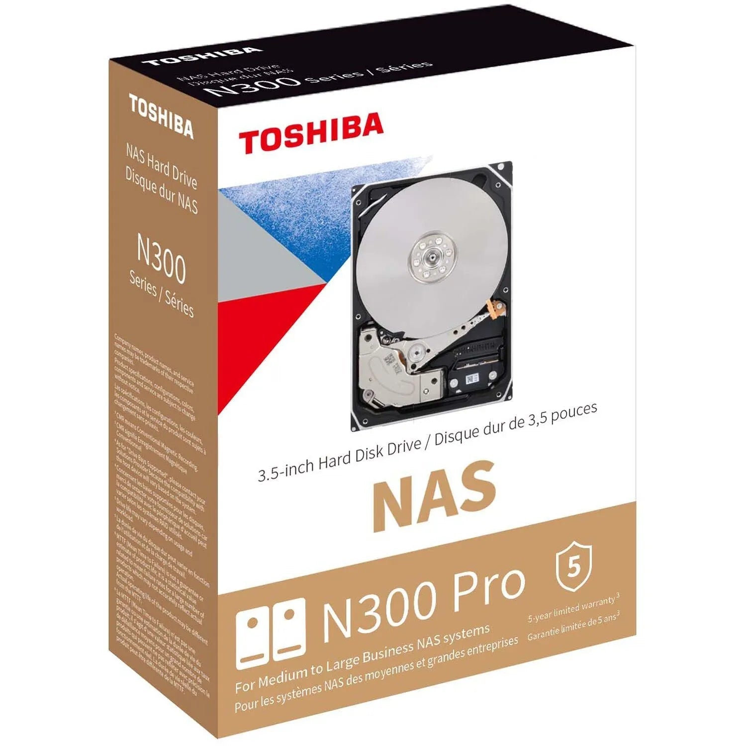 DISCO DURO TOSHIBA N300 PRO - 6TB NAS G7, SATA 6.0GB/S, 7200RPM, 512MB CACHE, 3.5