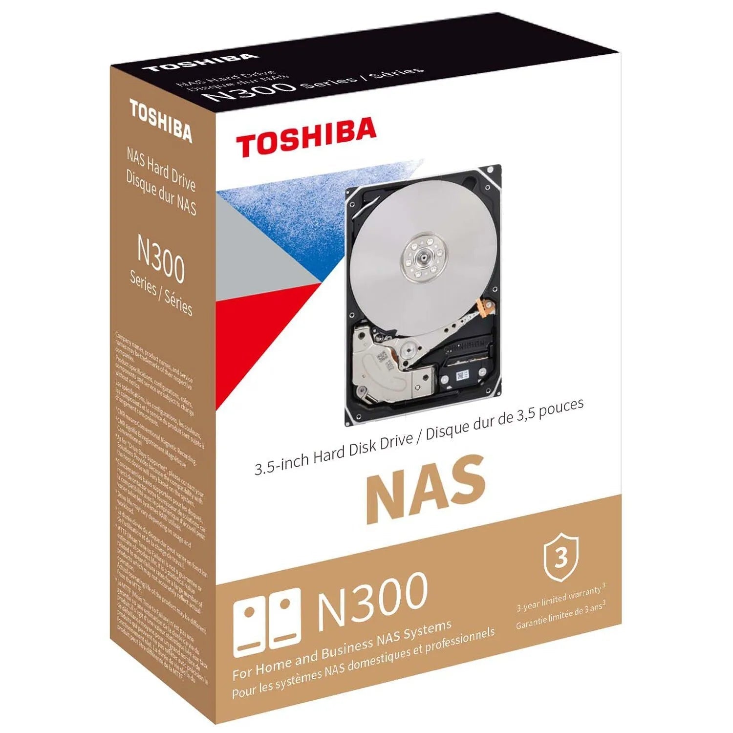 DISCO DURO TOSHIBA N300 PRO NAS - 10TB, SATA 6.0GB/S, 7200RPM, 512MB CACHE, 3.5