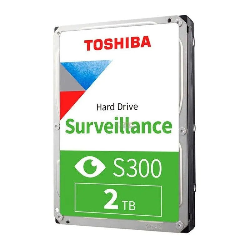 DISCO DURO TOSHIBA SURVEILLANCE S300 - 2TB SATA 6.0GB/S, 5400RPM, 128MB CACHE, 3.5