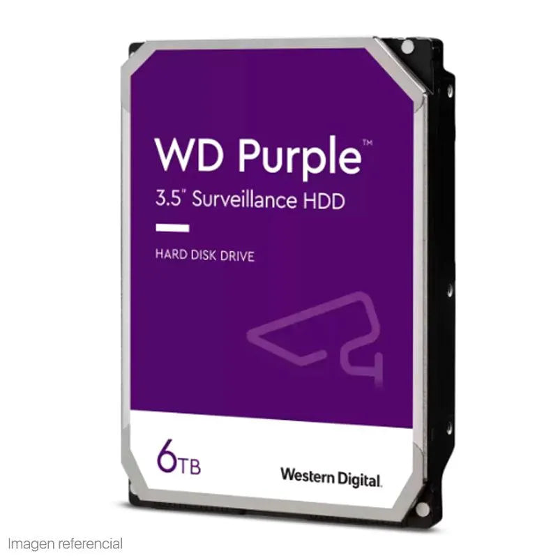 DISCO DURO WESTERN DIGITAL WD64PURZ 6TB | CACHÉ 256MB | 5400 RPM | 3.5