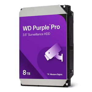 DISCO DURO INTERNO WESTERN DIGITAL PURPLE PRO 8TB: ALMACENAMIENTO DE ALTO RENDIMIENTO CON SATA, 256MB CACHE, 7200RPM, 3.5
