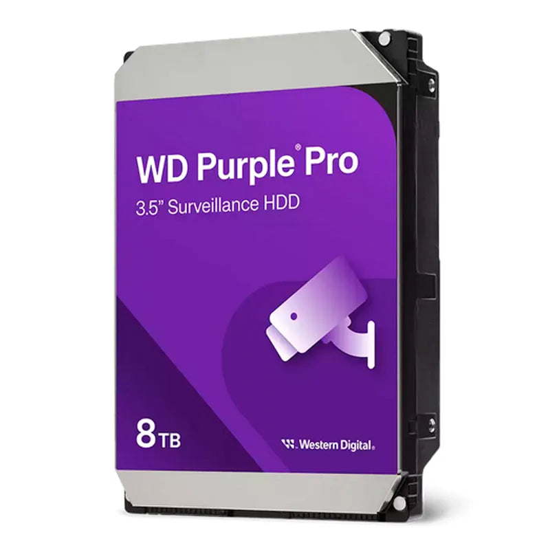 DISCO DURO INTERNO WESTERN DIGITAL PURPLE PRO 8TB: ALMACENAMIENTO DE ALTO RENDIMIENTO CON SATA, 256MB CACHE, 7200RPM, 3.5
