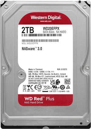 DISCO DURO NAS WESTERN DIGITAL RED PLUS WD20EFPX 2TB SATA 5400RPM 3.5