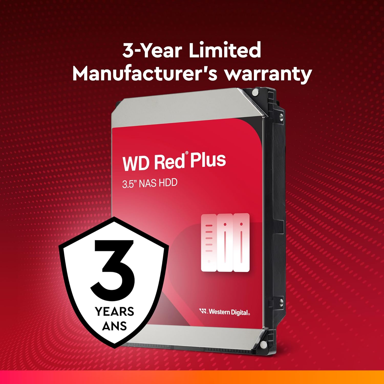 DISCO DURO NAS WESTERN DIGITAL RED PLUS WD20EFPX 2TB SATA 5400RPM 3.5