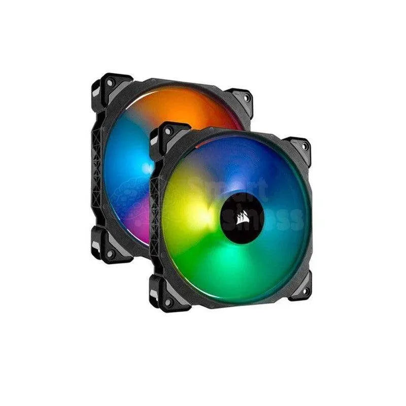 Fan Corsair Dual Ml140 Pro Rgb Led 14 Cm, 400 - 1200 Rpm, 10.8V - 13.2V, Pwm Control.