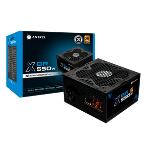 FUENTE DE PODER ANTRYX XBR-550 550W 80PLUS BRONZE CON ALTA EFICIENCIA ENERGÉTICA