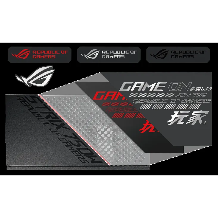 FUENTE DE ALIMENTACIÓN ASUS ROG STRIX 750W GOLD - POTENCIA Y EFICIENCIA CERTIFICADA