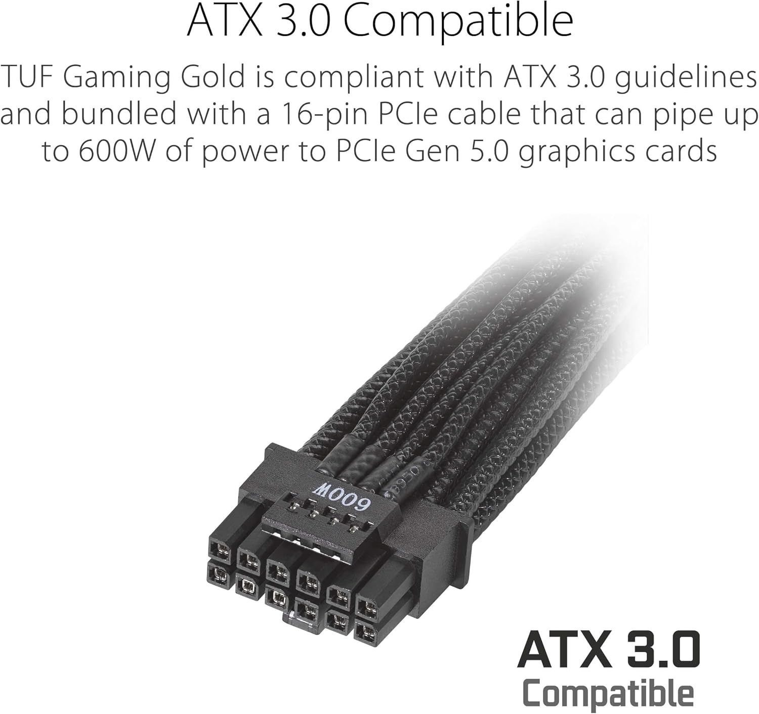 FUENTE DE ALIMENTACIÓN MODULAR ASUS TUF GAMING 750W 80 PLUS GOLD, ALTA EFICIENCIA Y RENDIMIENTO