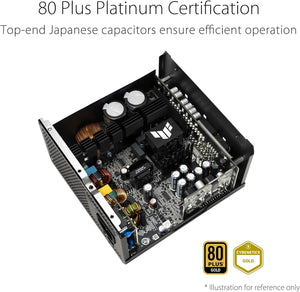 FUENTE DE ALIMENTACIÓN MODULAR ASUS TUF GAMING 750W 80 PLUS GOLD, ALTA EFICIENCIA Y RENDIMIENTO