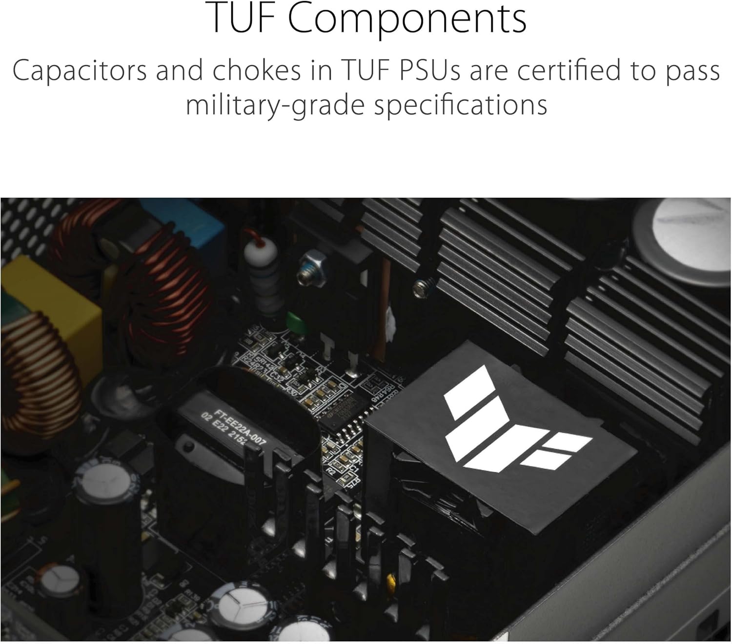 FUENTE DE ALIMENTACIÓN MODULAR ASUS TUF GAMING 750W 80 PLUS GOLD, ALTA EFICIENCIA Y RENDIMIENTO