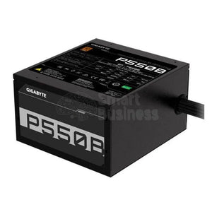 FUENTE DE ALIMENTACIÓN GIGABYTE GP-P550B: POTENCIA DE 550W, CERTIFICACIÓN 80 PLUS BRONZE, DISEÑO ATX, COLOR NEGRO, NO MODULAR