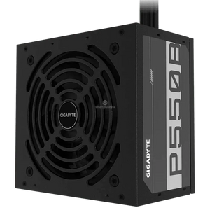 FUENTE DE ALIMENTACIÓN GIGABYTE GP-P550B: POTENCIA DE 550W, CERTIFICACIÓN 80 PLUS BRONZE, DISEÑO ATX, COLOR NEGRO, NO MODULAR