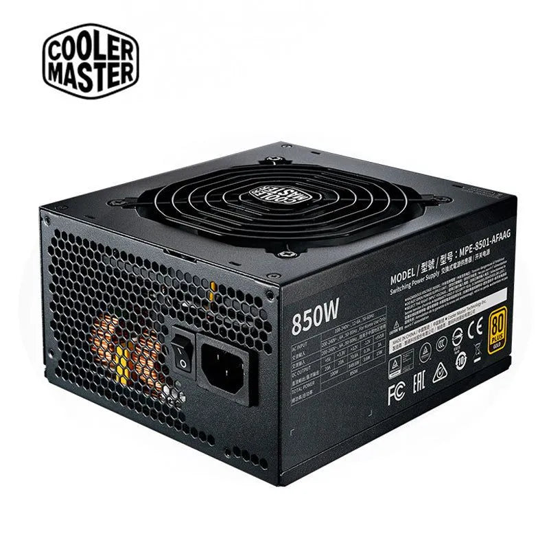 FUENTE DE ALIMENTACIÓN COOLER MASTER MWE GOLD V2 850W 80 PLUS GOLD MODULAR CON CONECTOR 12VHPWR