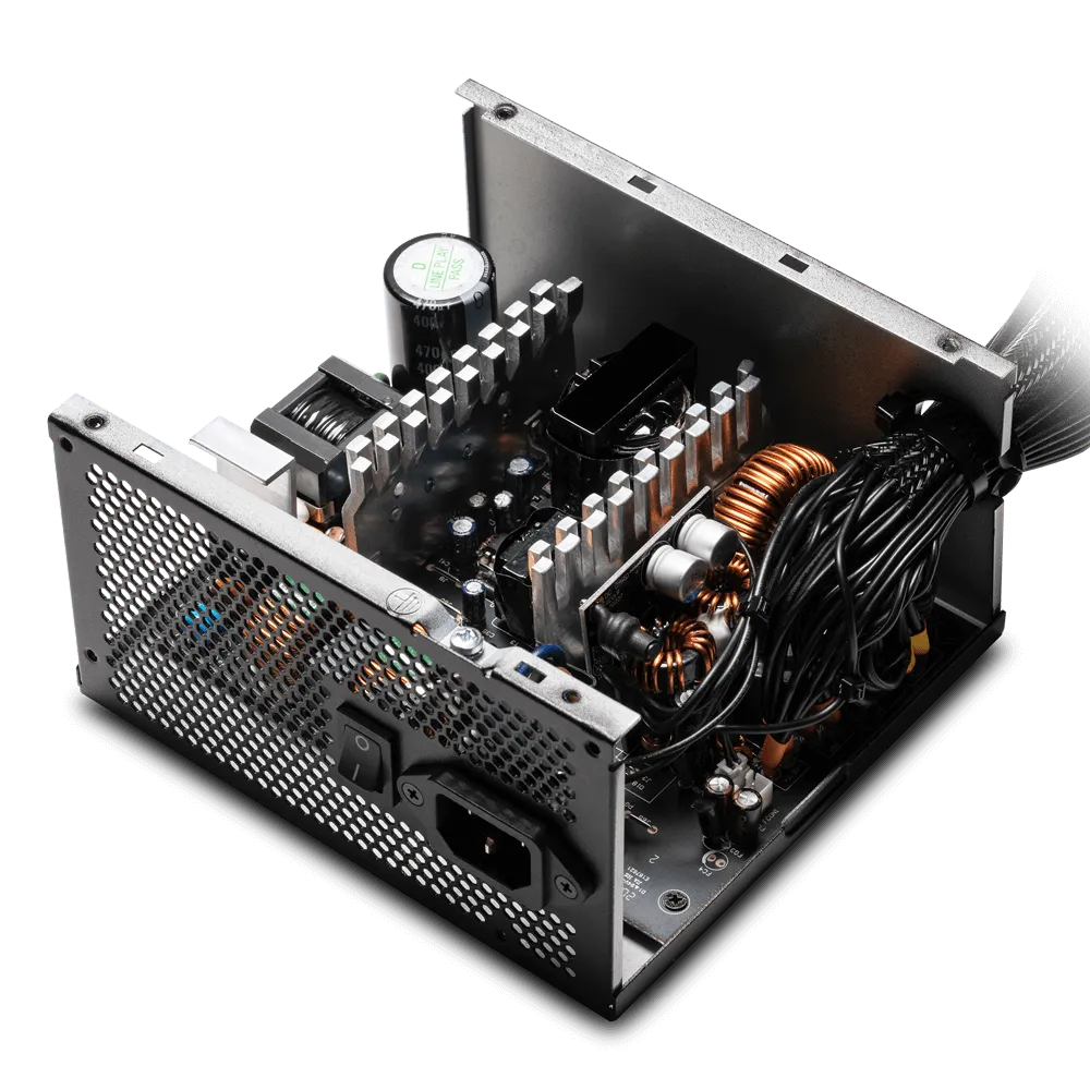 FUENTE DE ALIMENTACIÓN XPG PYLON 750W - POTENCIA EFICIENTE 80 PLUS BRONCE, FORMATO ATX, NO MODULAR, CERTIFICACIÓN DE EFICIENCIA ENERGÉTICA
