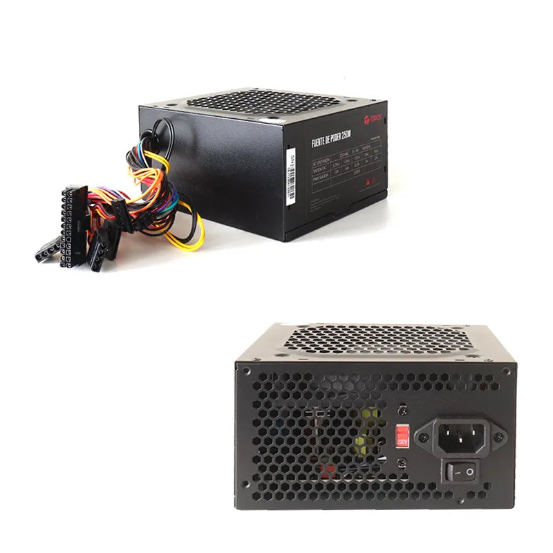 FUENTE DE PODER ATX TEROS TE-1315S, 250W, VOLTAJE AJUSTABLE 115V/230V