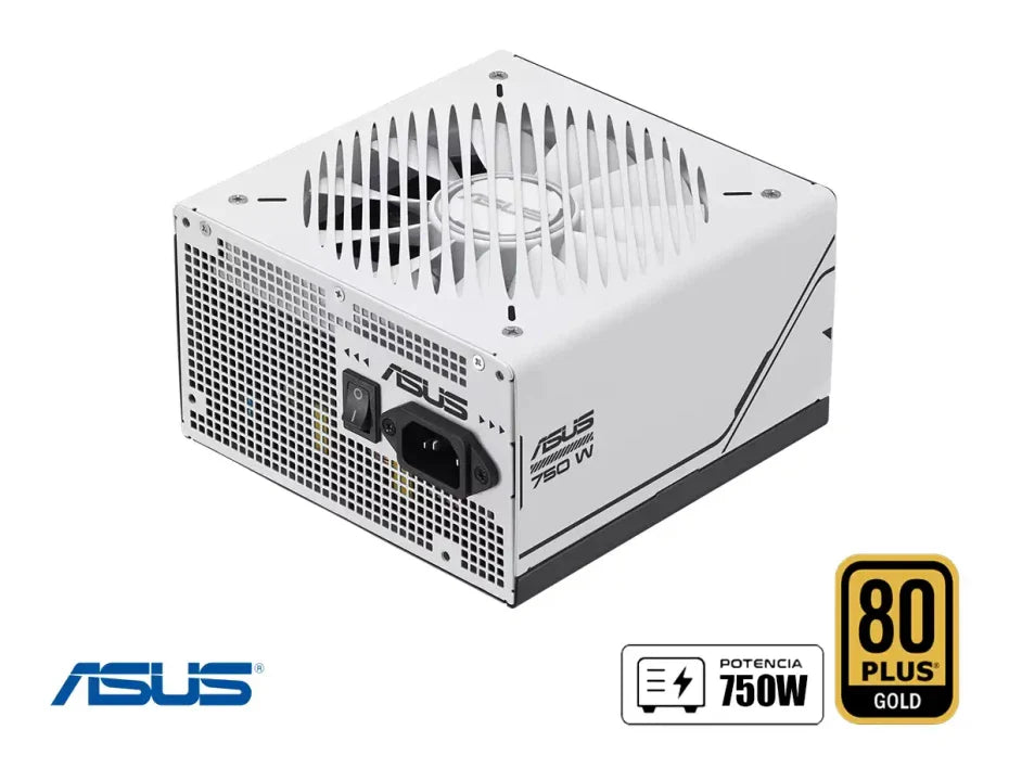 FUENTE DE PODER ASUS PRIME AP-750G 750W GOLD CERTIFICACIÓN 80 PLUS GOLD, ALTO RENDIMIENTO Y EFICIENCIA ENERGÉTICA
