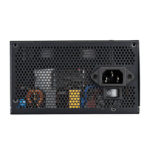 FUENTE DE PODER COOLER MASTER MWE BRONZE V3 750W - EFICIENCIA 80 PLUS BRONZE, DISEÑO COMPACTO, CABLEADO A/US, MODELO MPE-7501-ACAAW-3BUS.