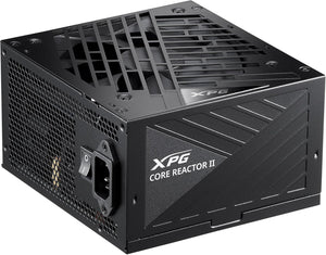 FUENTE DE PODER MODULAR XPG CORE REACTOR II 850W 80+ GOLD, CERTIFICACIÓN 80 PLUS GOLD, EFICIENCIA ENERGÉTICA, DISEÑO COMPACTO Y CABLEADO PERSONALIZABLE.