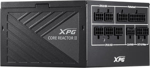 FUENTE DE PODER MODULAR XPG CORE REACTOR II 850W 80+ GOLD, CERTIFICACIÓN 80 PLUS GOLD, EFICIENCIA ENERGÉTICA, DISEÑO COMPACTO Y CABLEADO PERSONALIZABLE.