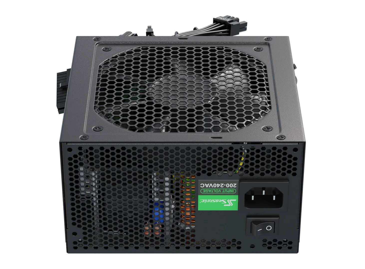 FUENTE DE PODER SEASONIC A12 500W 80PLUS WHITE (SSR-500RA) - EFICIENCIA CERTIFICADA, VENTILADOR SILENCIOSO, DISEÑO COMPACTO