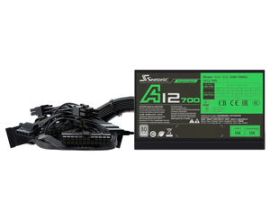 FUENTE DE PODER SEASONIC A12 500W 80PLUS WHITE (SSR-500RA) - EFICIENCIA CERTIFICADA, VENTILADOR SILENCIOSO, DISEÑO COMPACTO